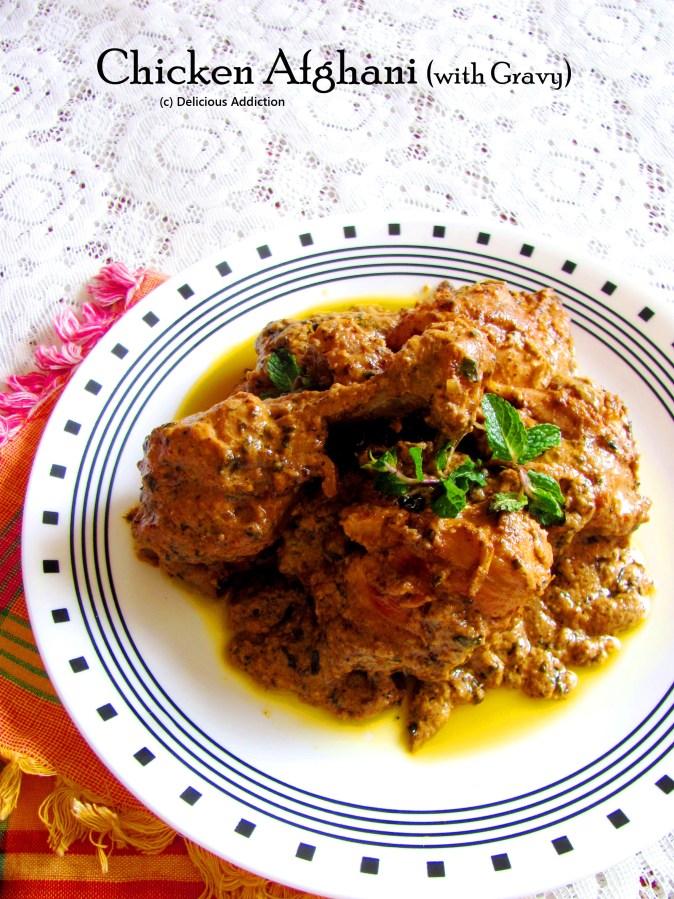 Chicken Afghani with Gravy