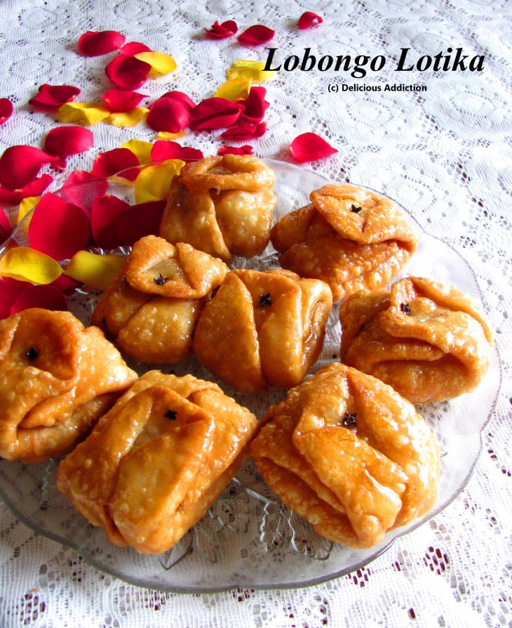 Bong Mom's CookBook: Lobongo Lotika -- a Bengali sweet or your