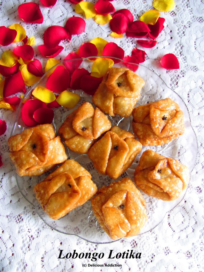 Lobongo Lotika (Traditional Bengali Sweet)